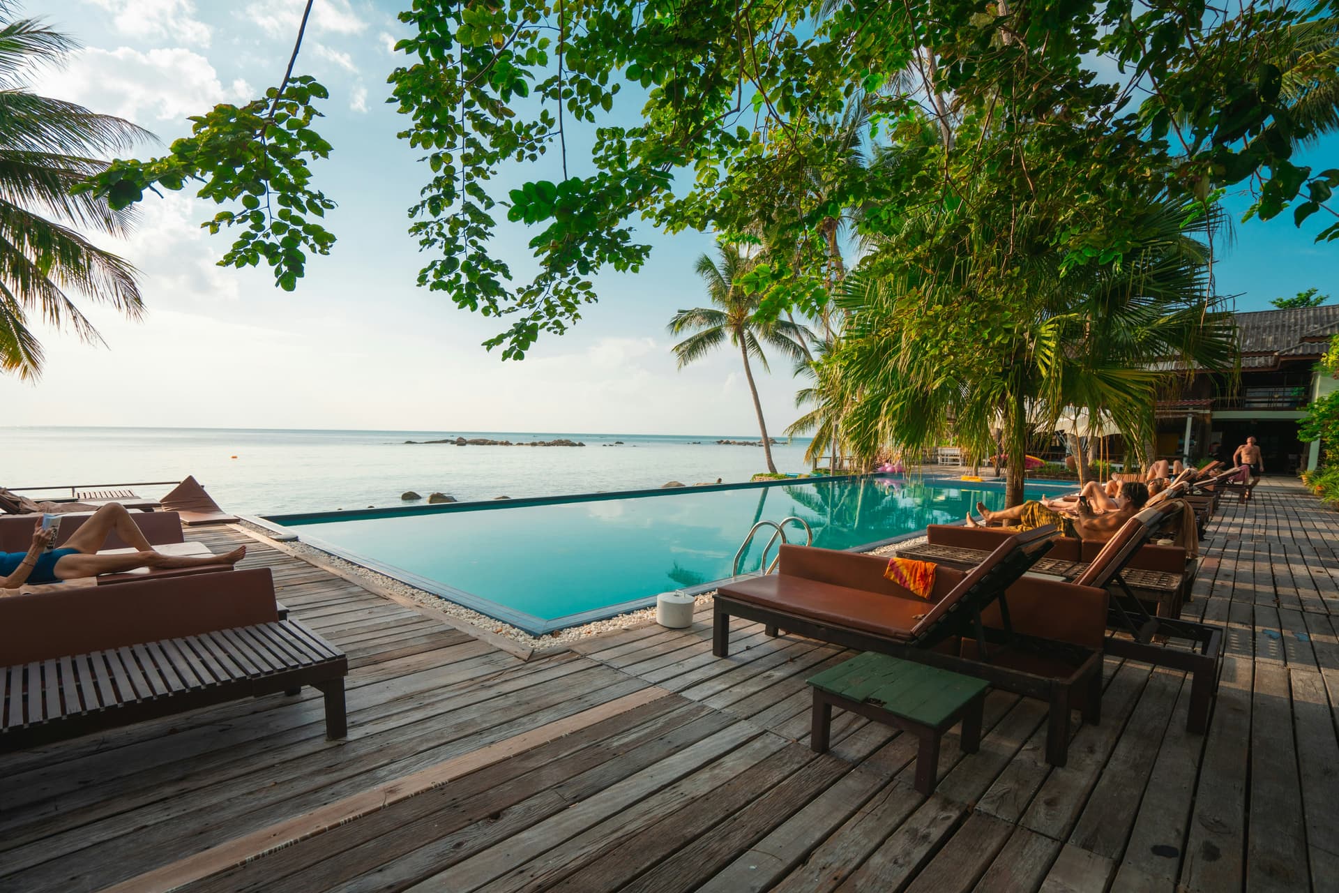 Courtyard pool